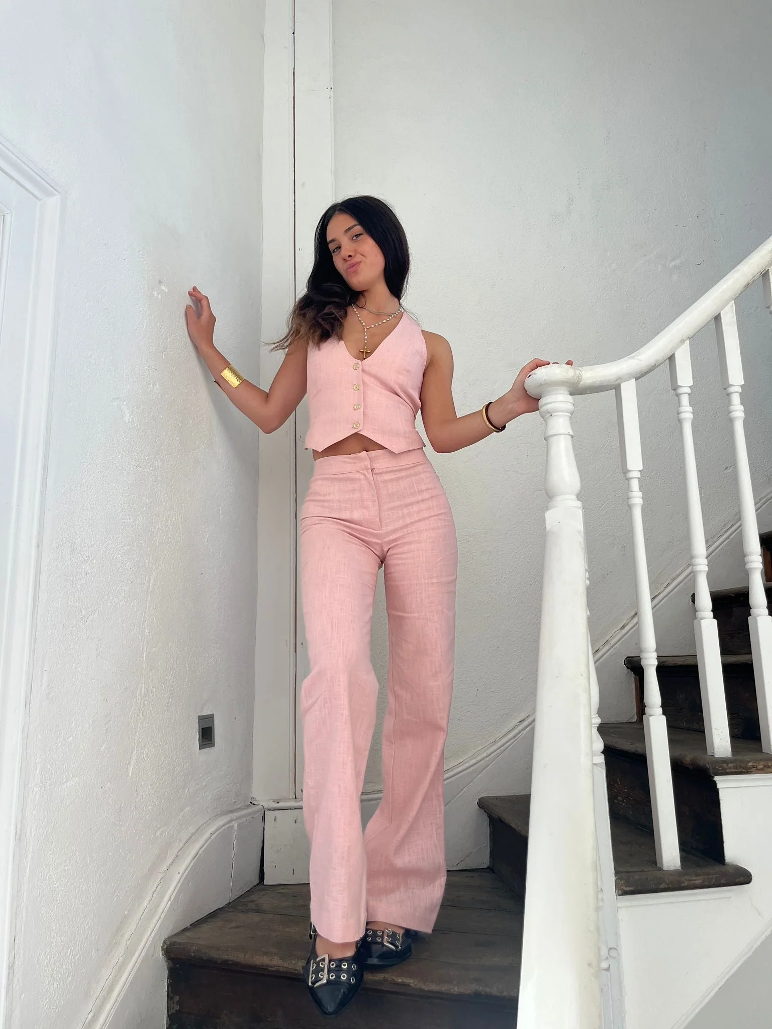 Angelina Linen Suit - Image 5