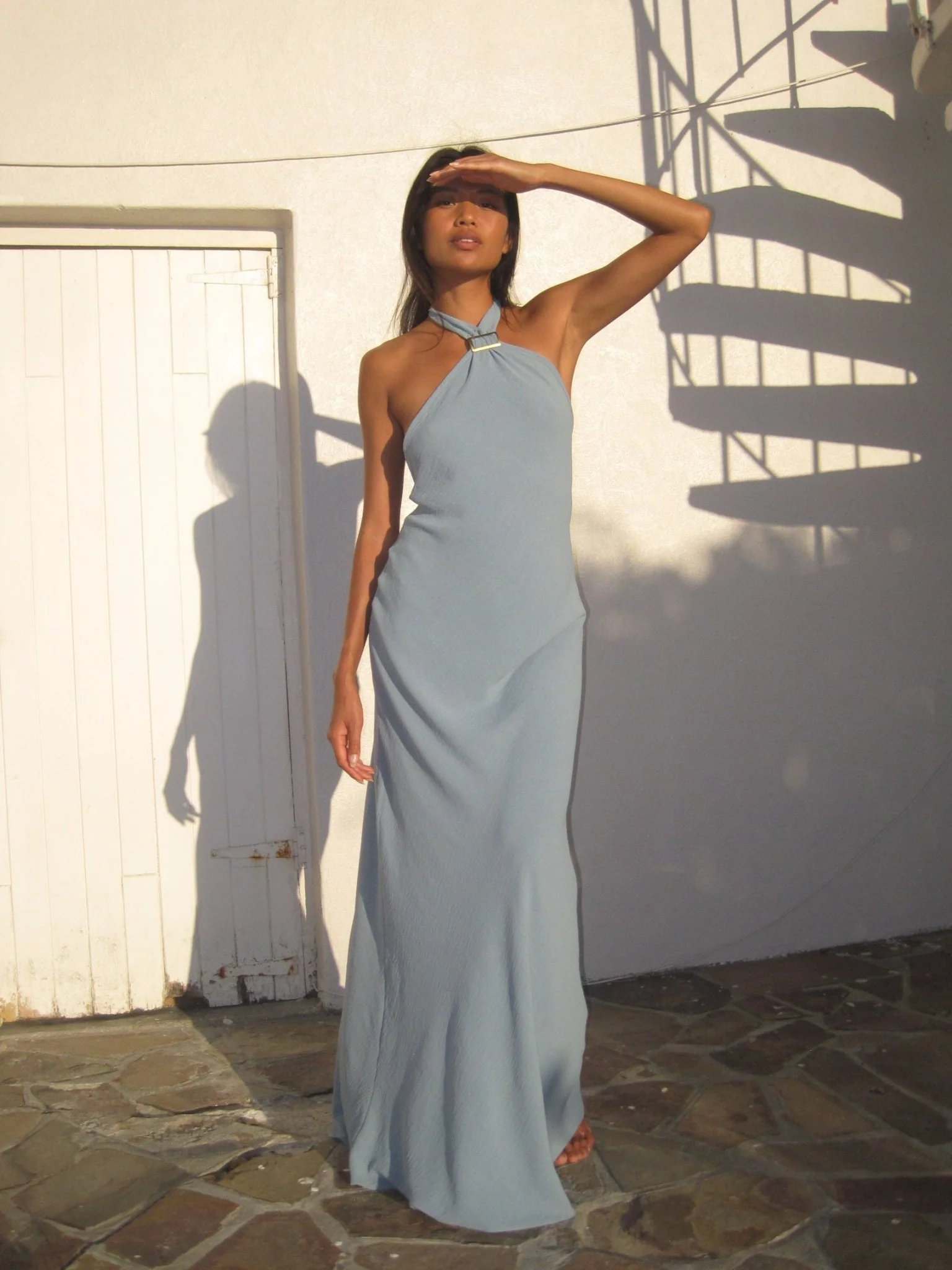 Athena Dress | Sky Blue