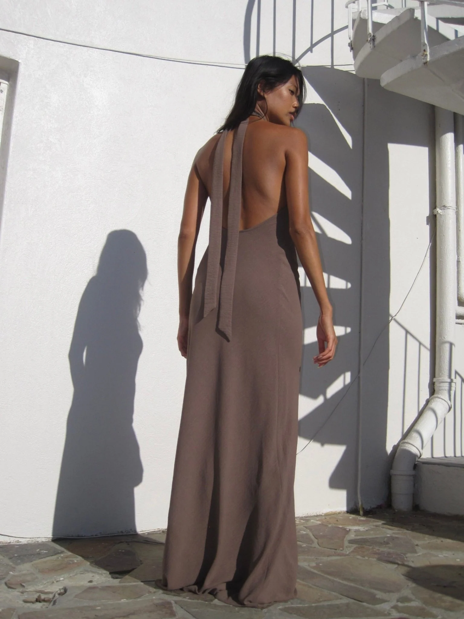 Athena Dress | Mocha - Image 3