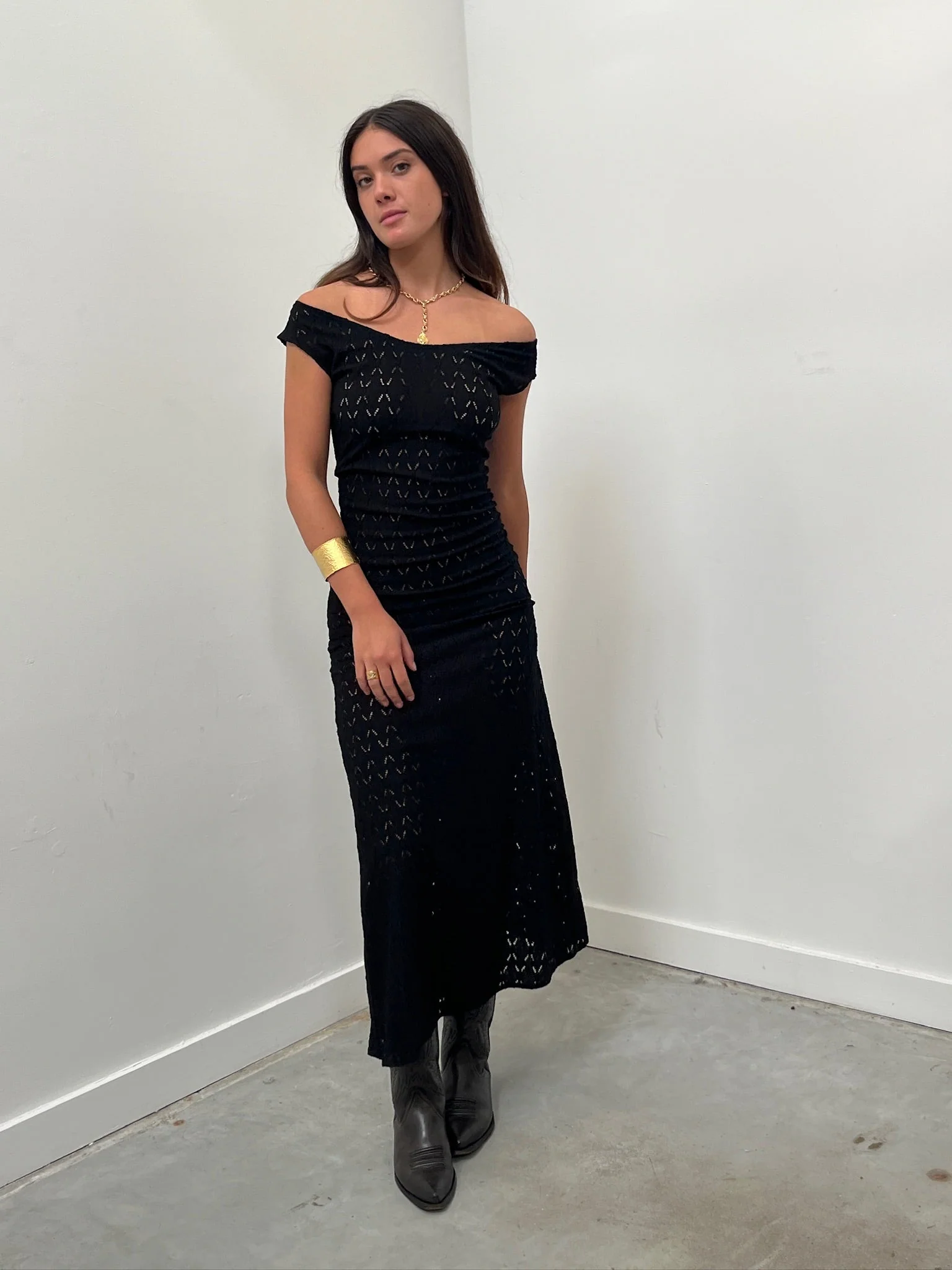 Cleo Dress | Black - Image 5