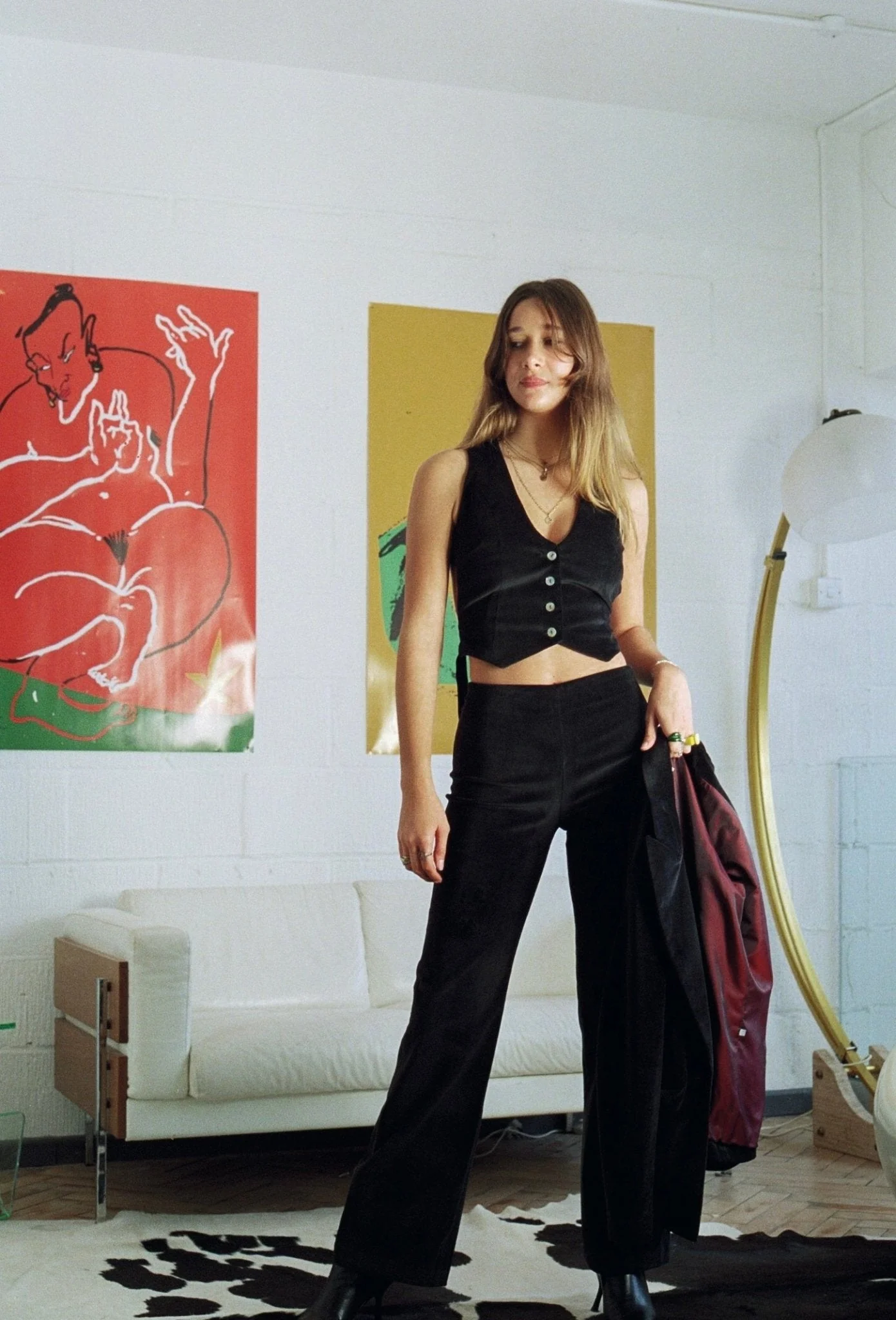 Ebony Velvet Suit - Image 4