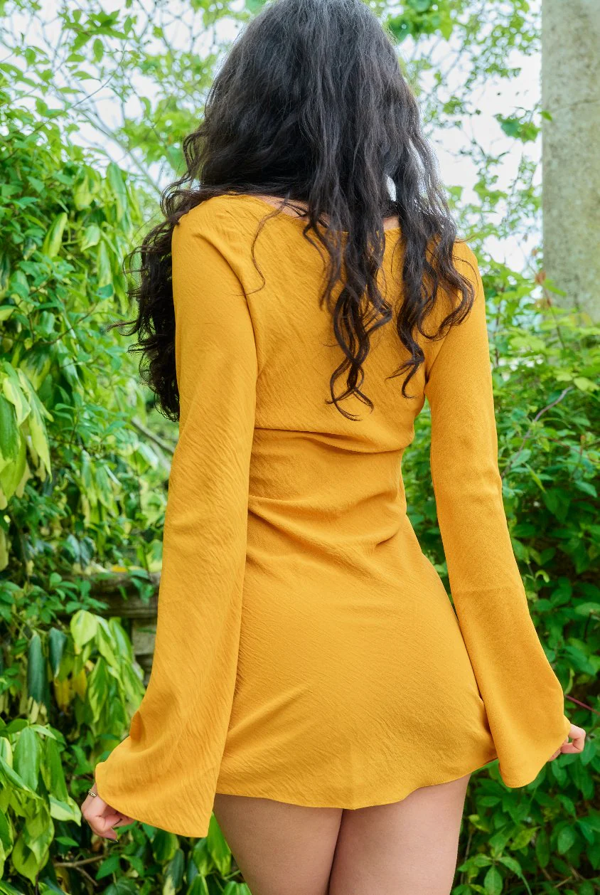 Gaia Dress | Yellow - Image 3