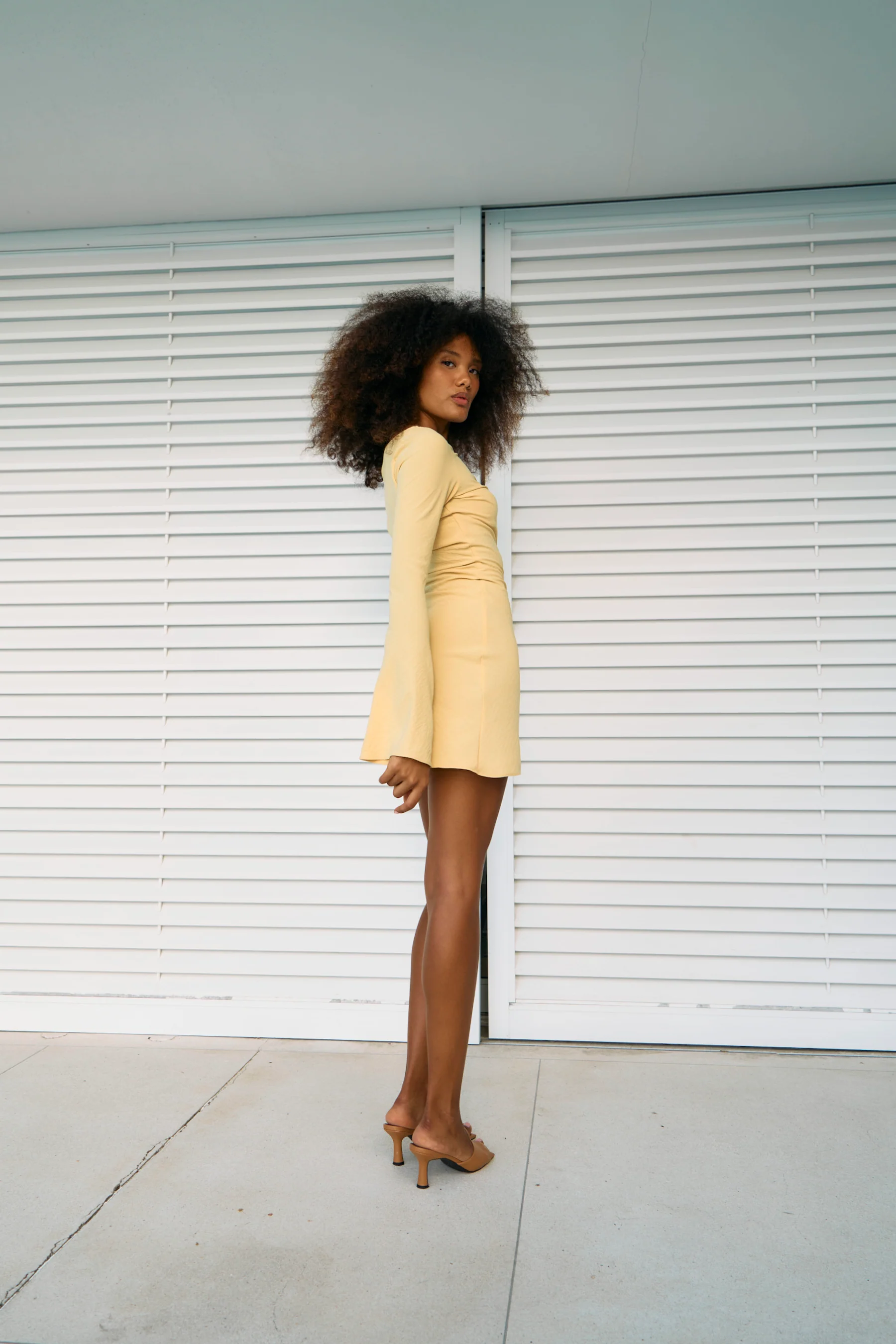 Gaia Dress | Lemon - Image 3