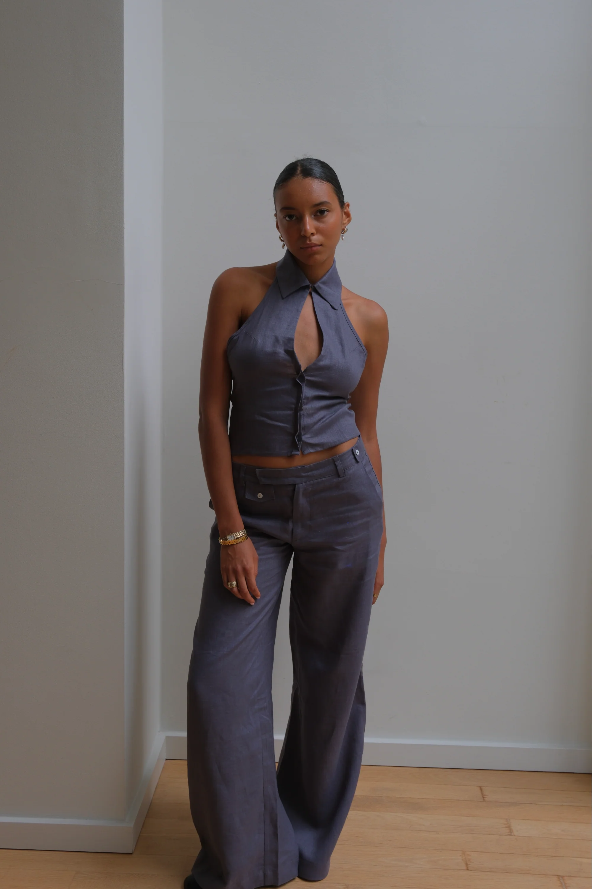 Keyhole Top | Haze Linen - Image 4