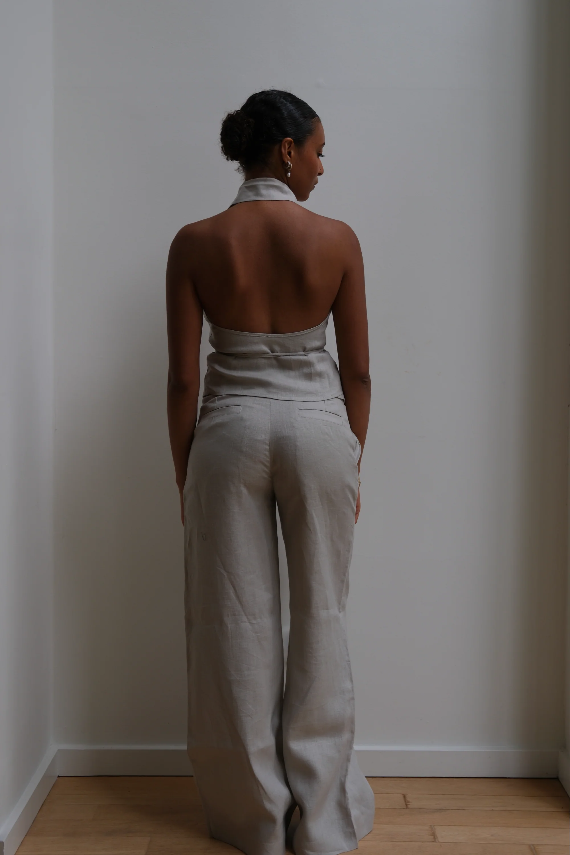 Keyhole Top | Stone Linen - Image 4