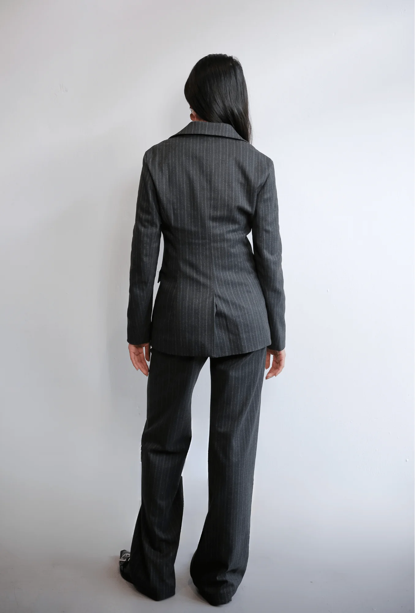 Grey Pinstripe Suit - Image 8