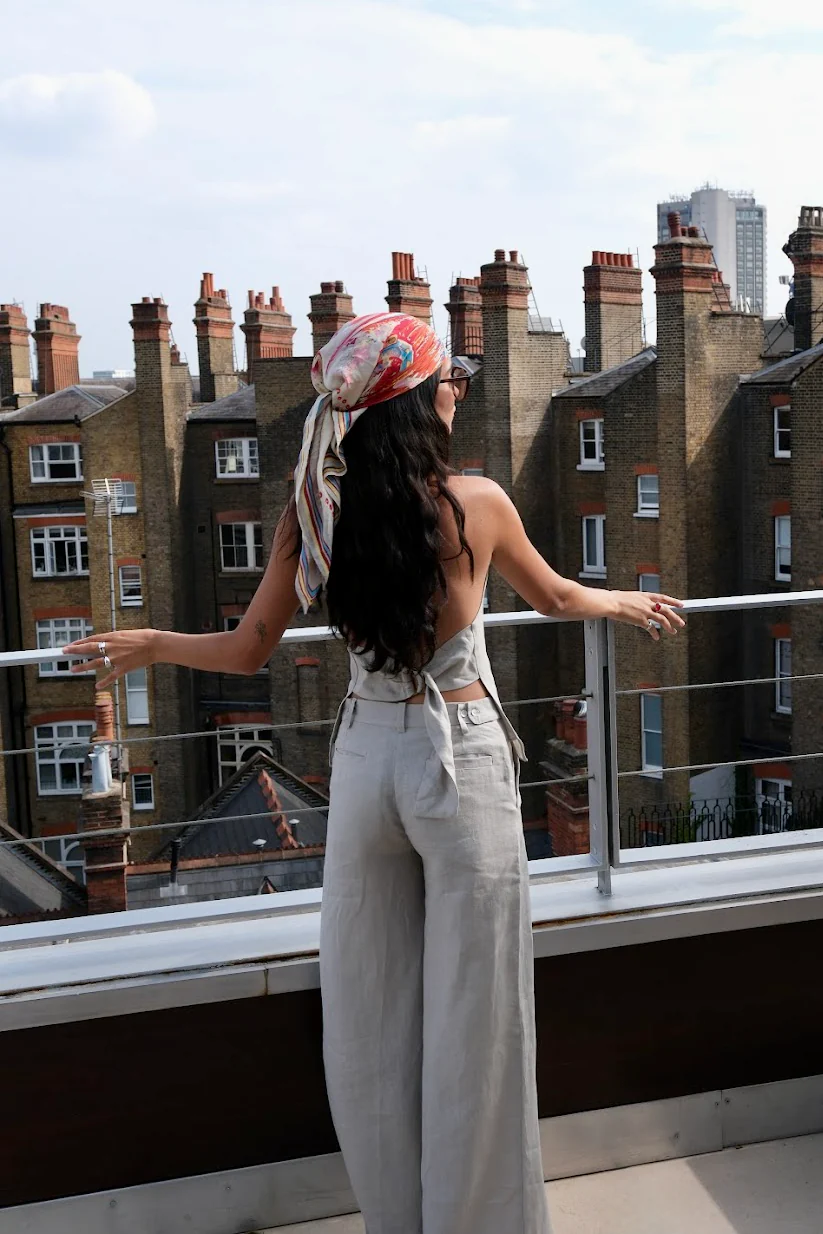 Gea Trousers | Stone Linen - Image 6