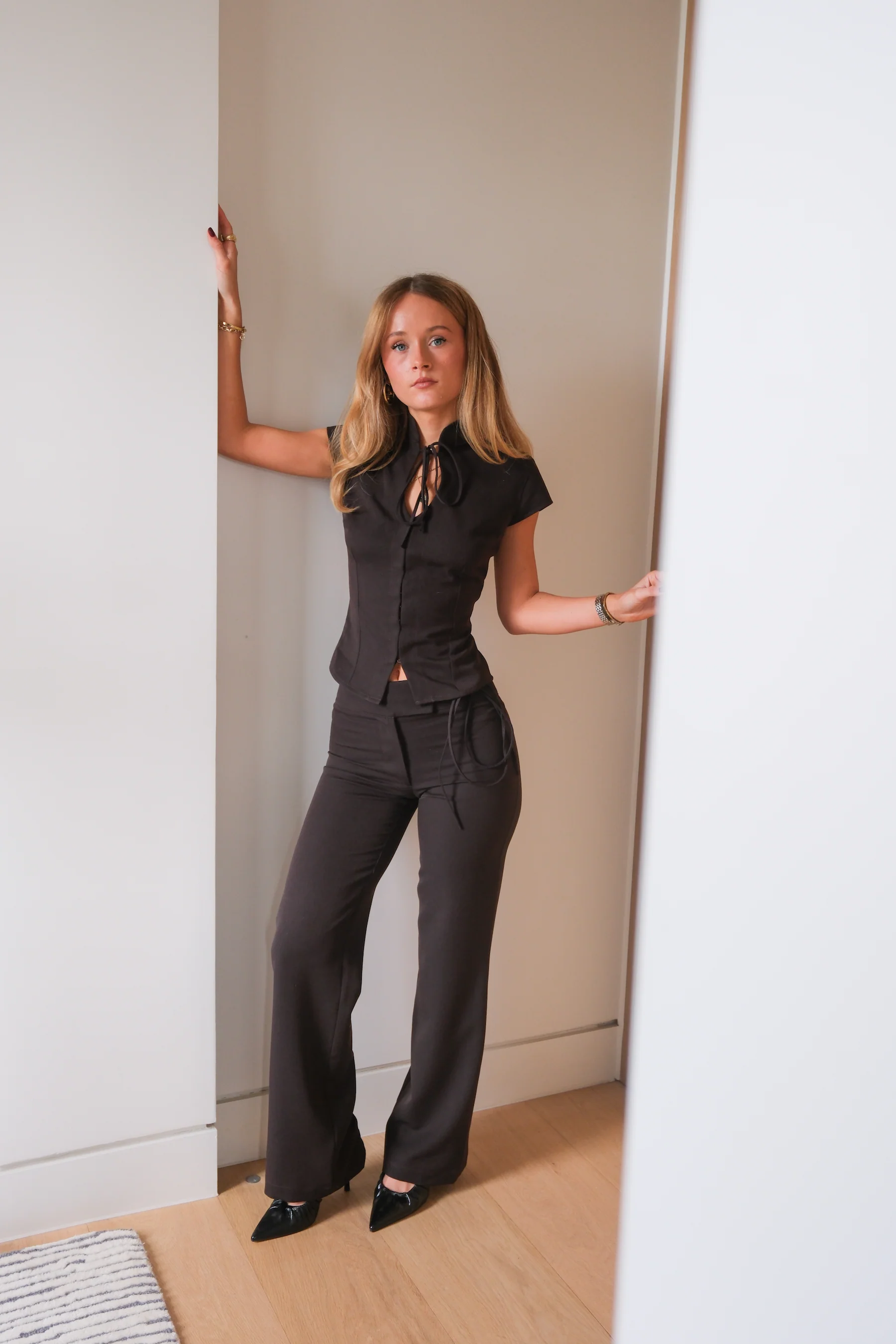 Malin Cap Sleeve Shirt | Chestnut - Image 5