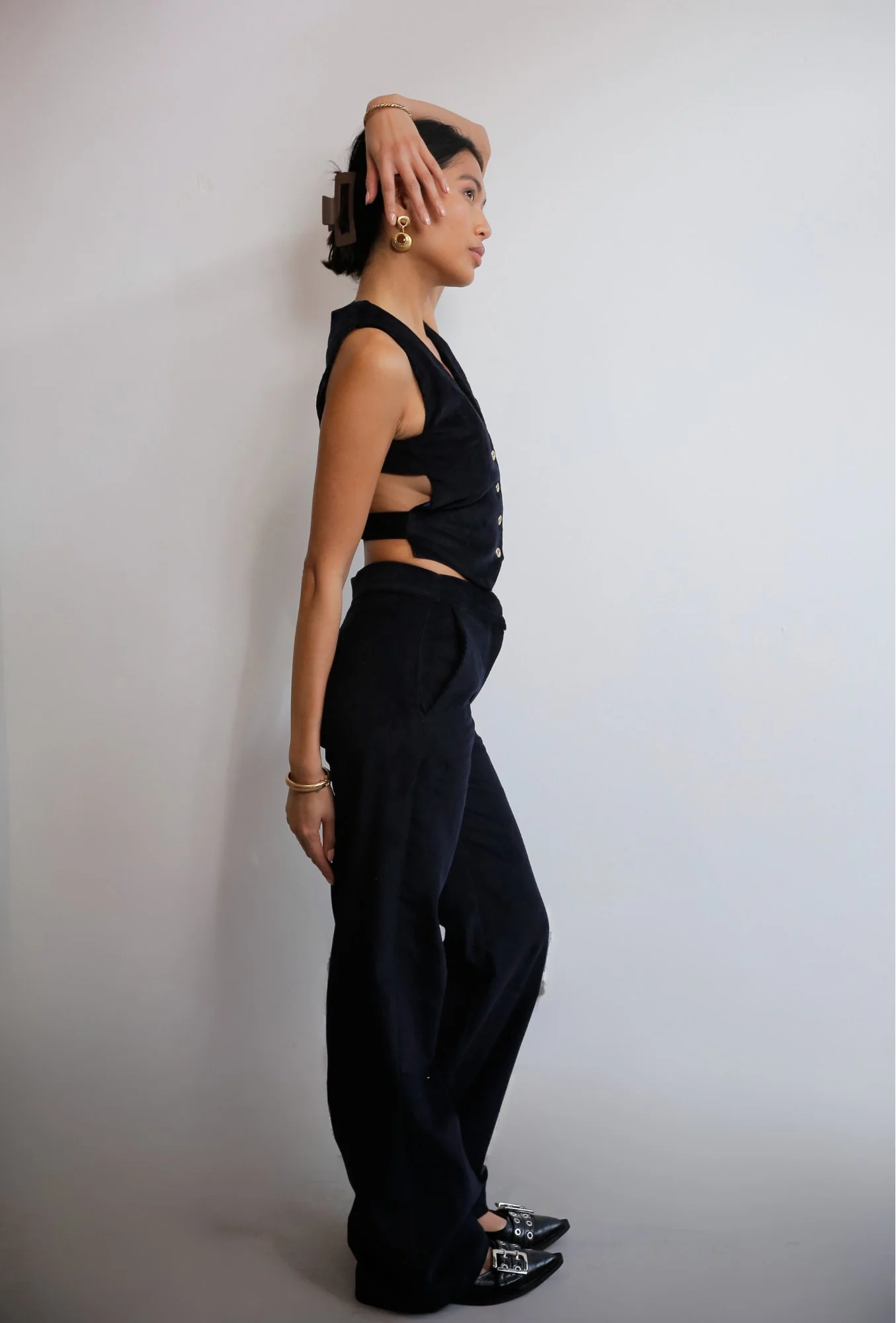 Navy Corduroy Suit - Image 7