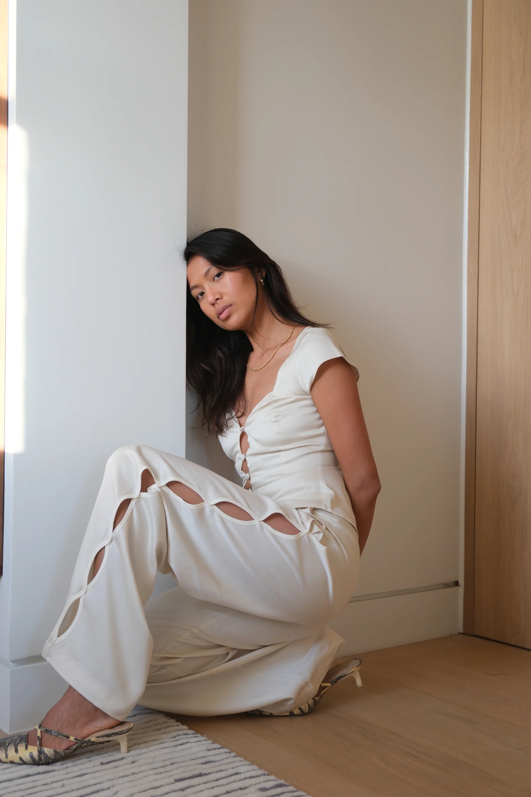 Suki Trousers | Ecru - Image 5