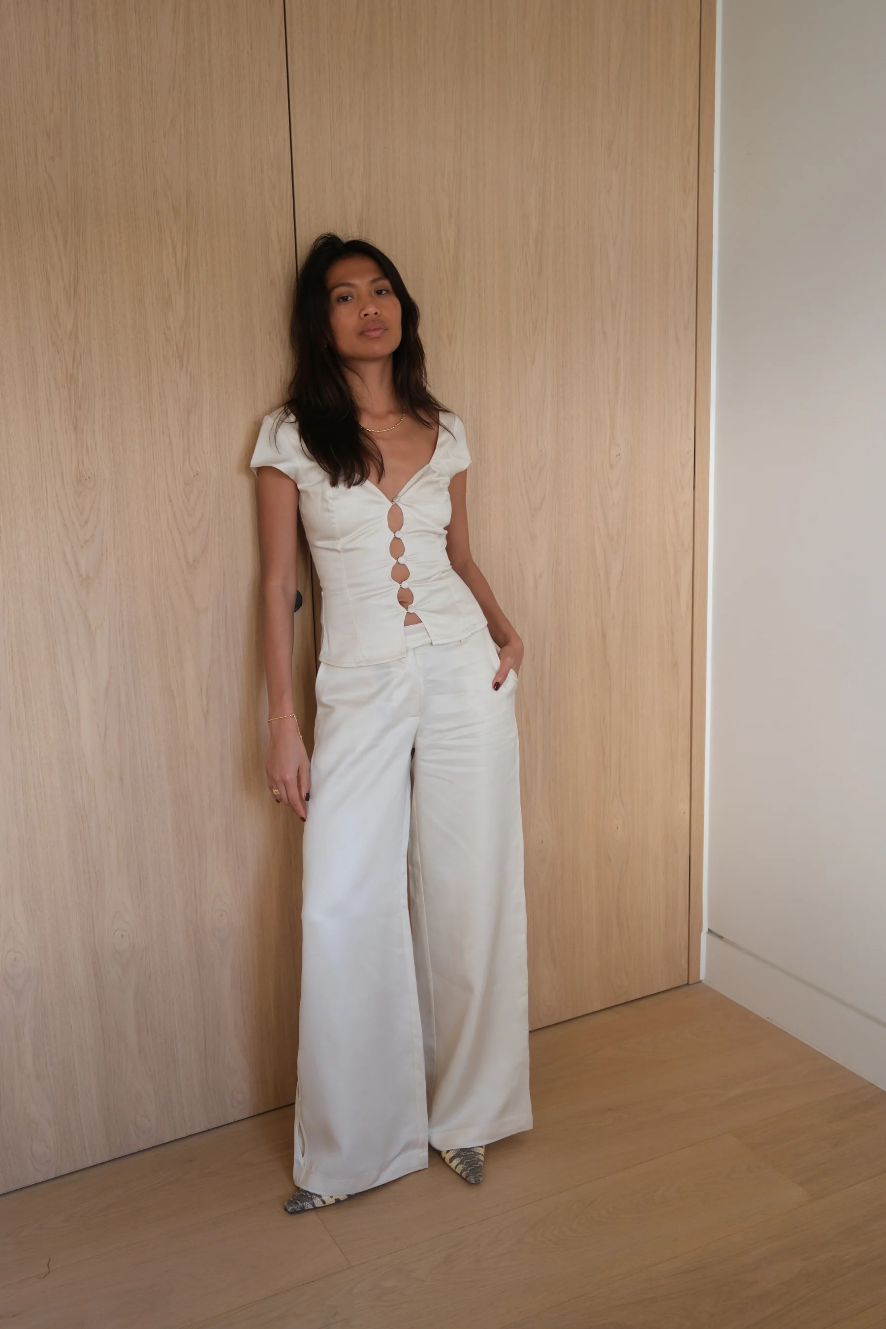 Suki Trousers | Ecru - Image 6