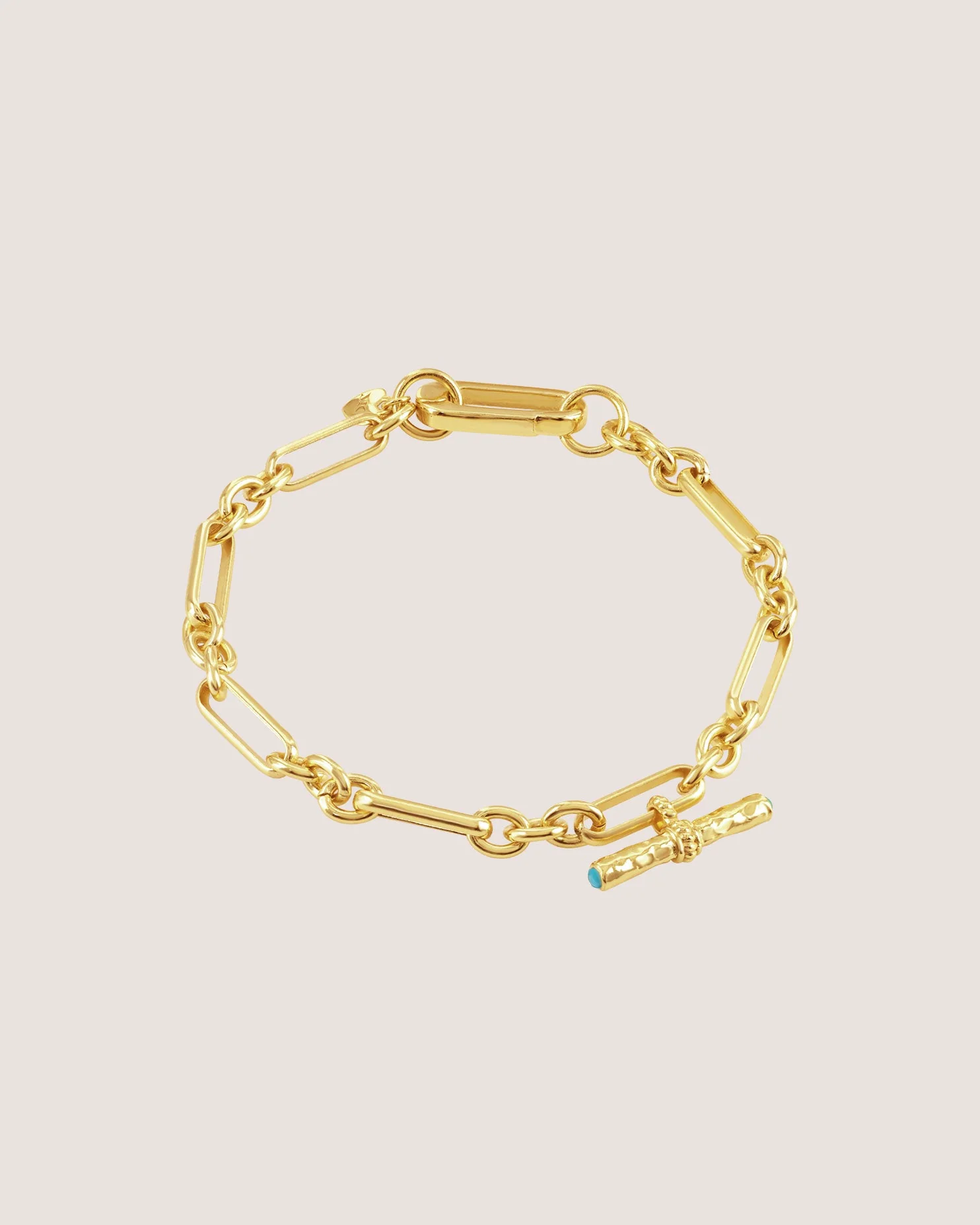T-Bar Maxi Bracelet | Turquoise - Image 4