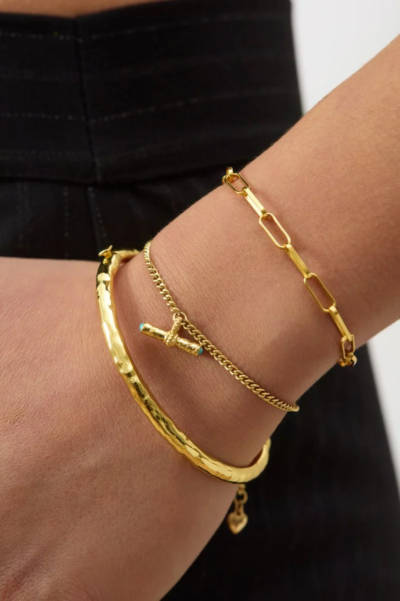 T-Bar Mini Bracelet | Green - Image 2