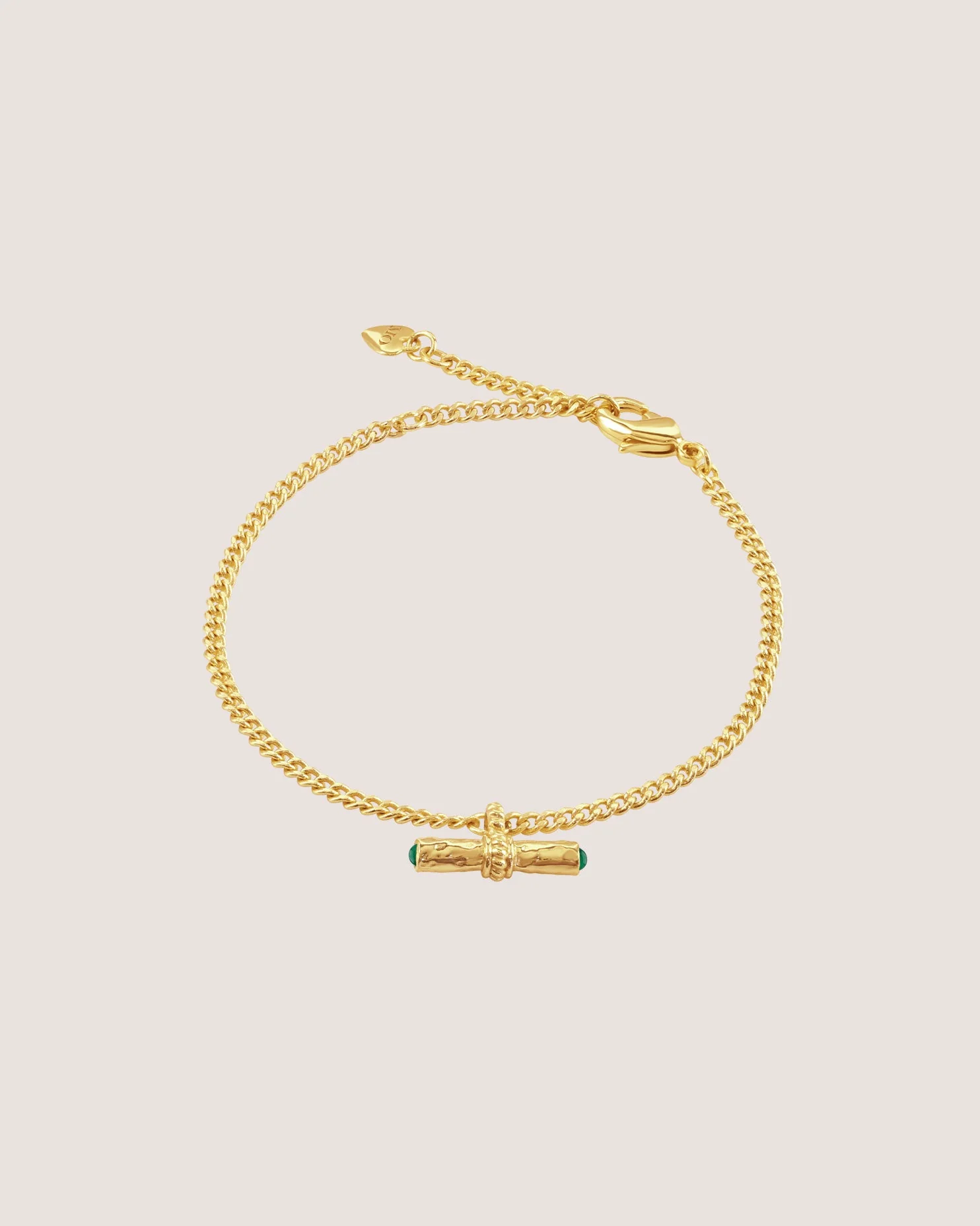 T-Bar Mini Bracelet | Green - Image 3