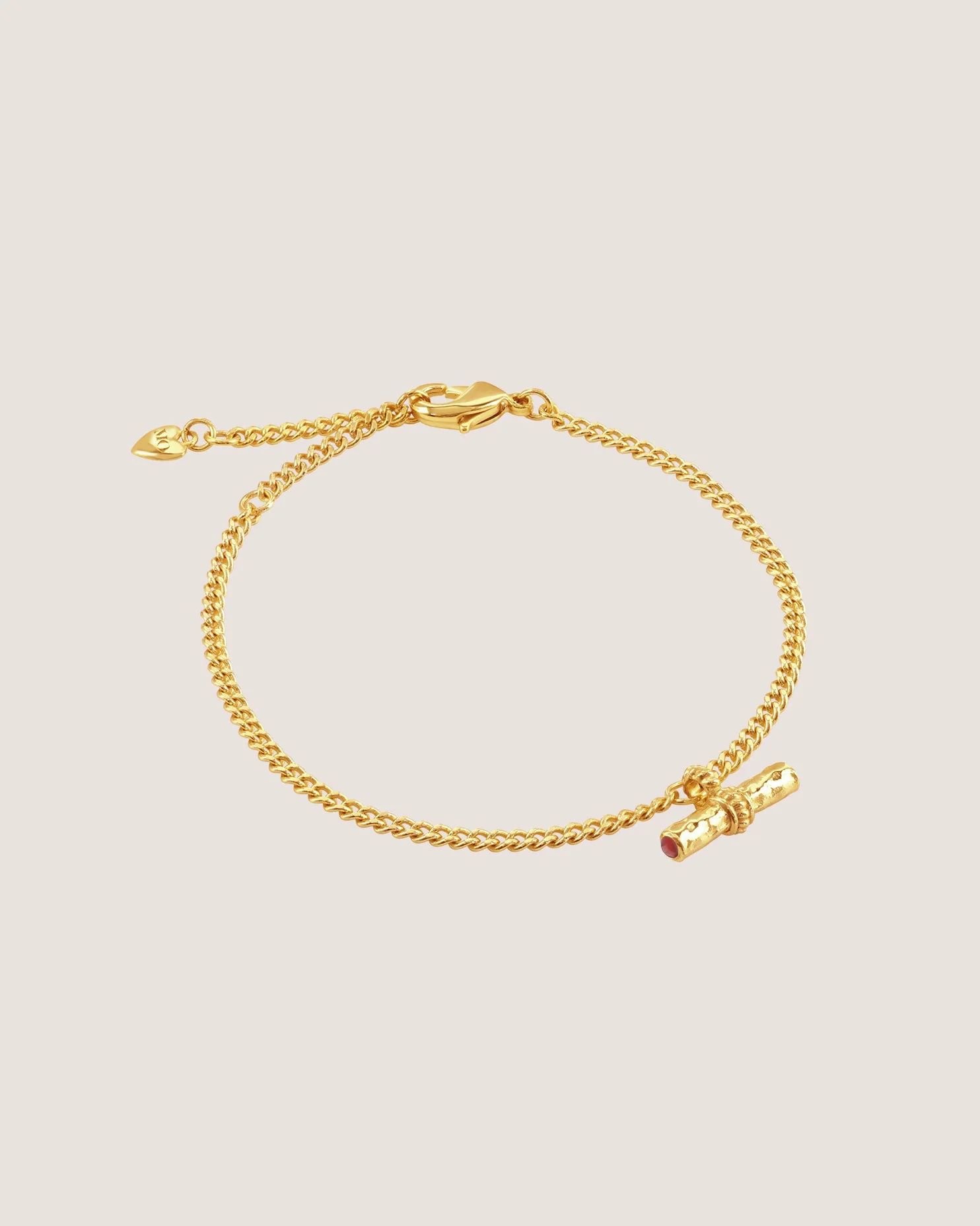 T-Bar Mini Bracelet | Red - Image 3