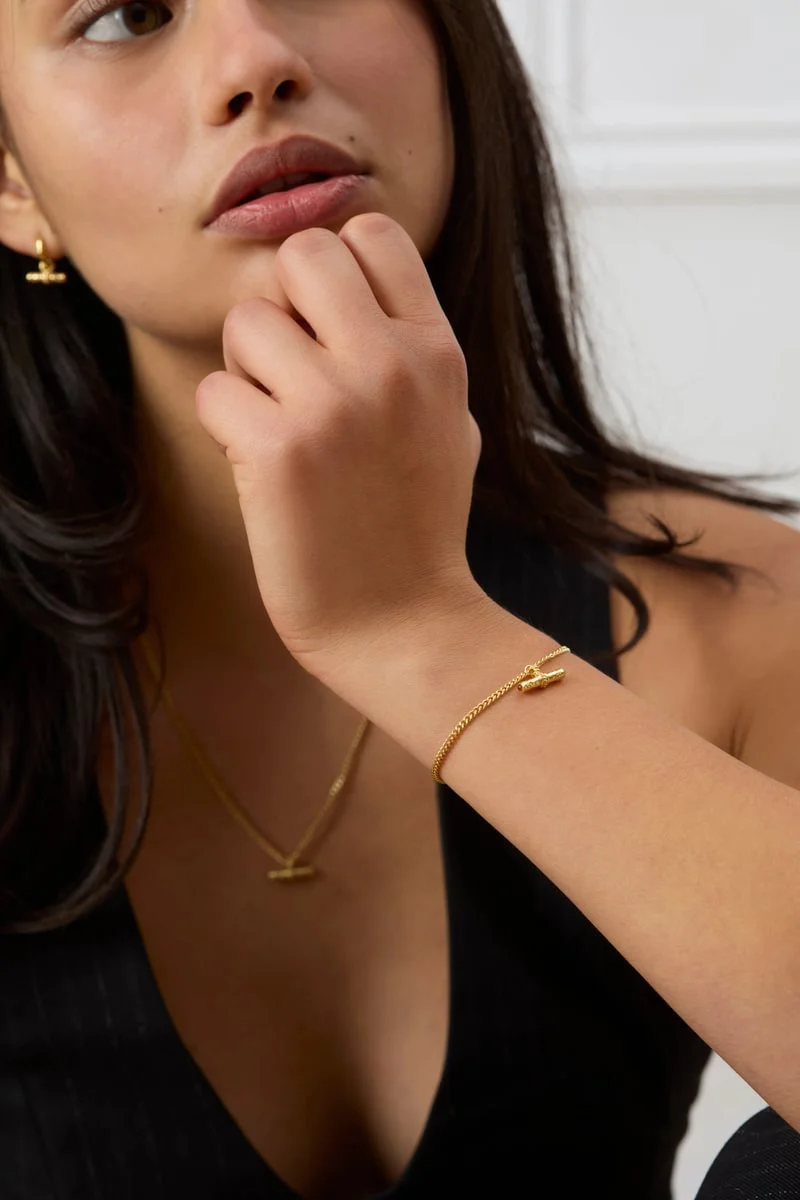 T-Bar Mini Bracelet | Red - Image 4