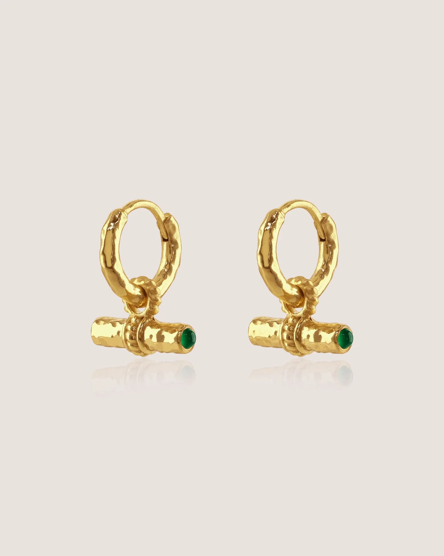 T-Bar Mini Hoops | Green - Image 3