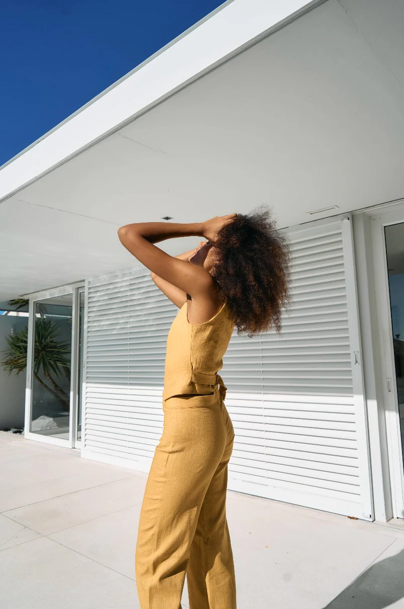 Yellow Linen Suit - Image 8